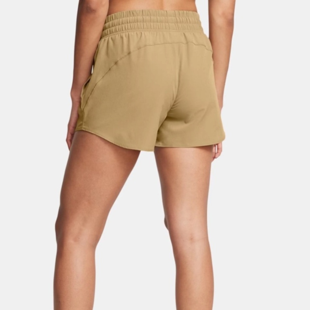 UNDER ARMOUR WOMENS VANISH SHORTS TAN MEDIUM